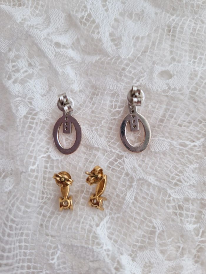 Lot boucles d'oreilles fantaisies - photo numéro 19