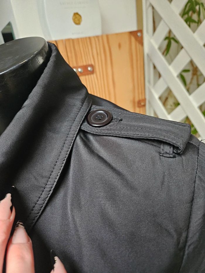 Mengdiou trench noir taille 42 - photo numéro 2
