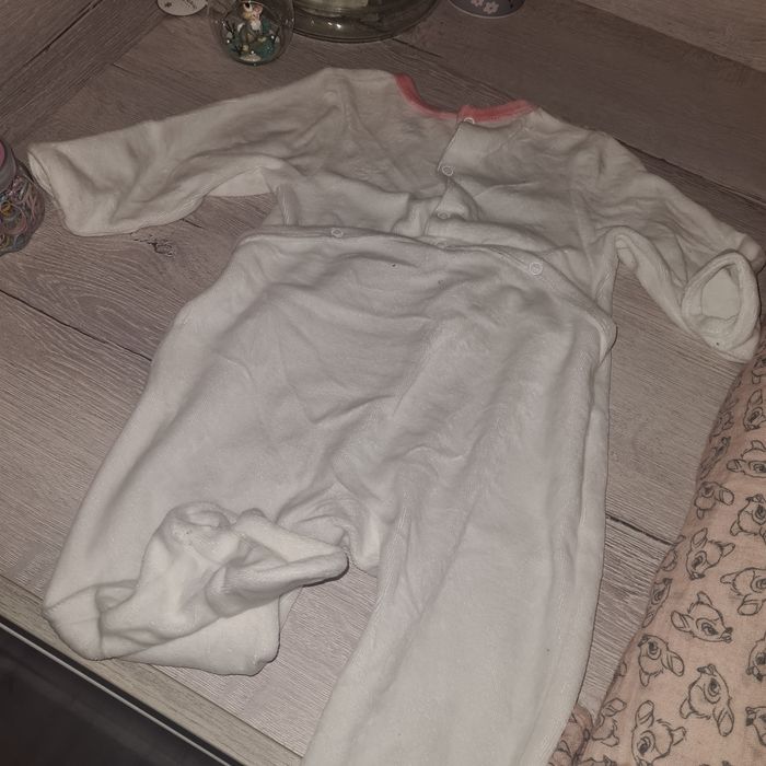 Pyjama velours bébé fille 12 mois Mots d'enfants - photo numéro 4