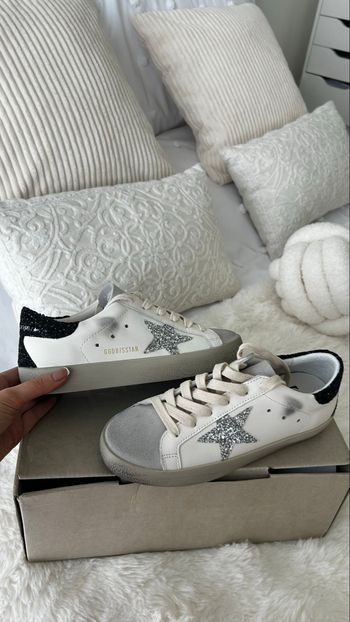 Baskets noir et argenté 