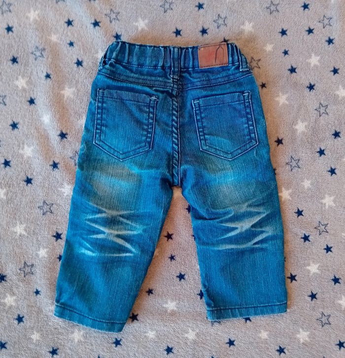 Jeans Grain de blé taille 6 mois en très bon état - photo numéro 3