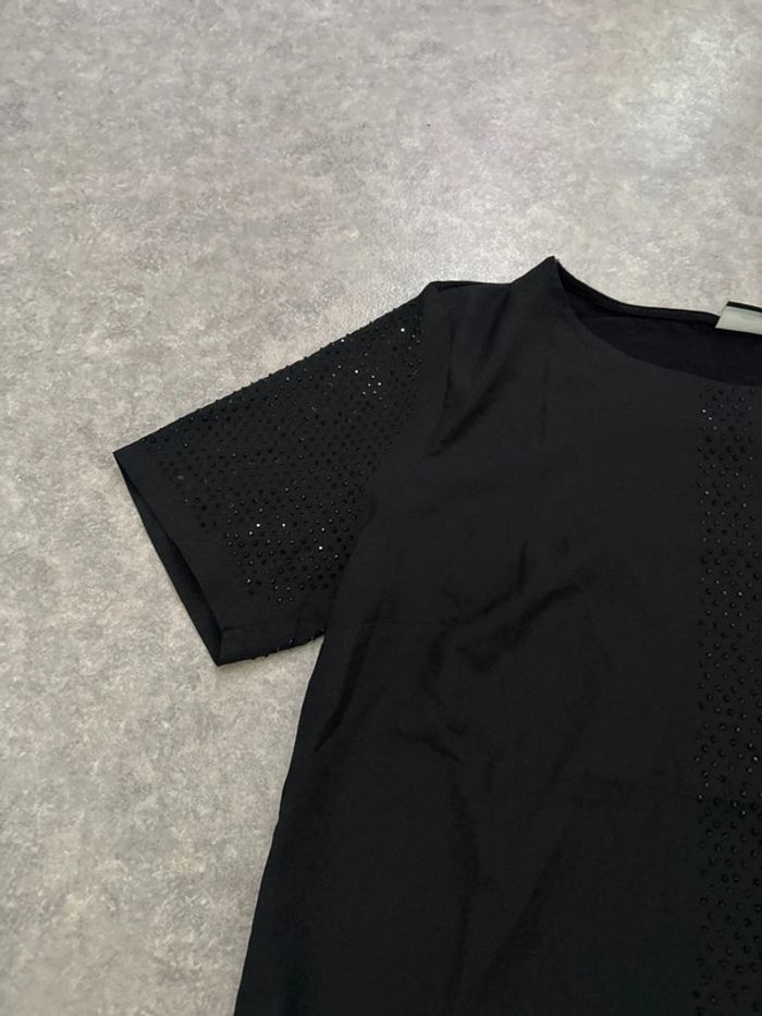blouse noire à paillettes - photo numéro 2