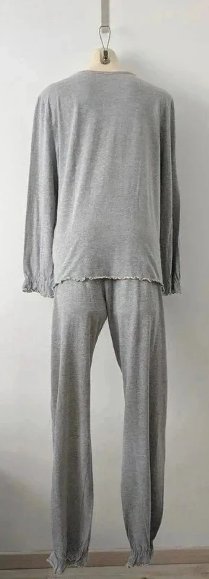 Pyjama grise 100% coton - Peter Hahn - taille 44 - photo numéro 3