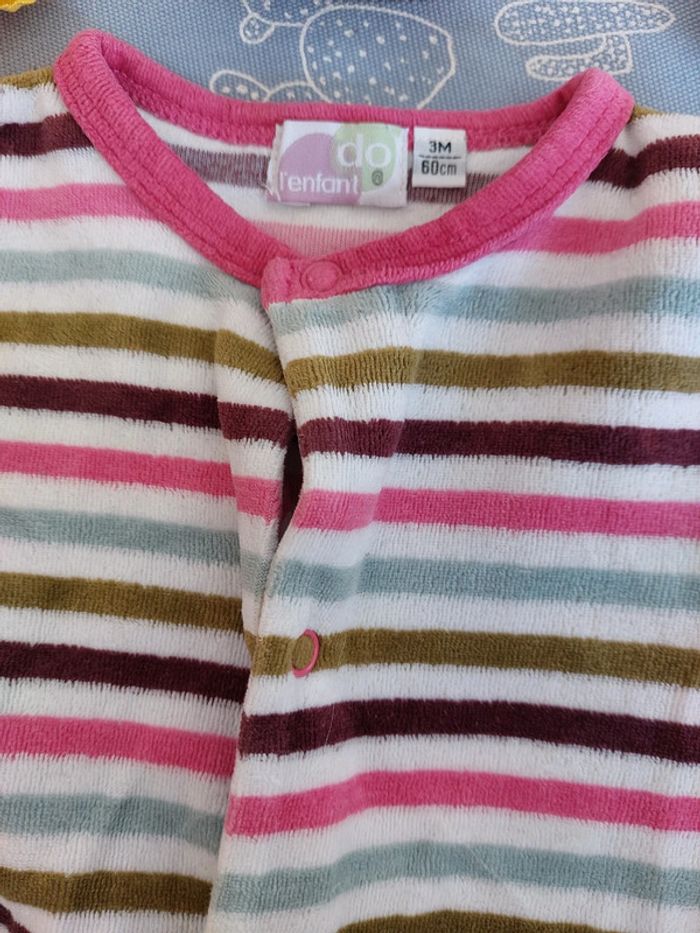 Pyjama grenouillère velours - photo numéro 2