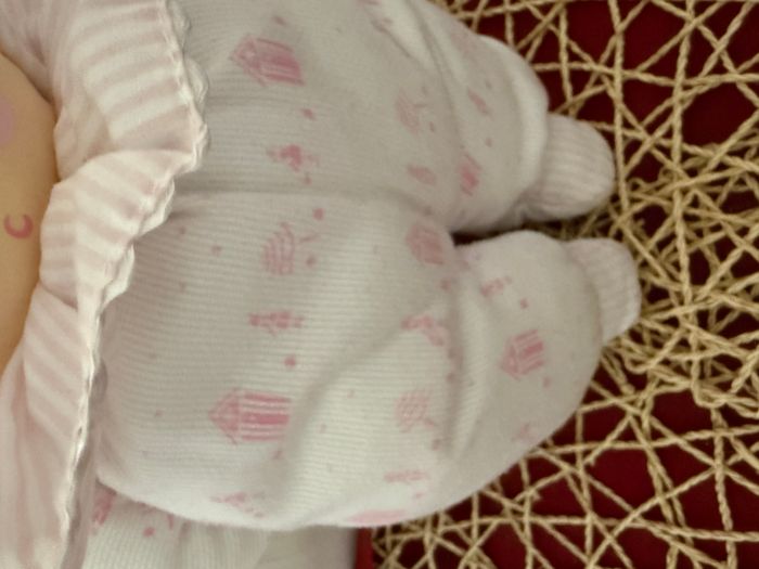 Doudou Poupée Chiffon lutin blanc Corolle Vintage - photo numéro 4