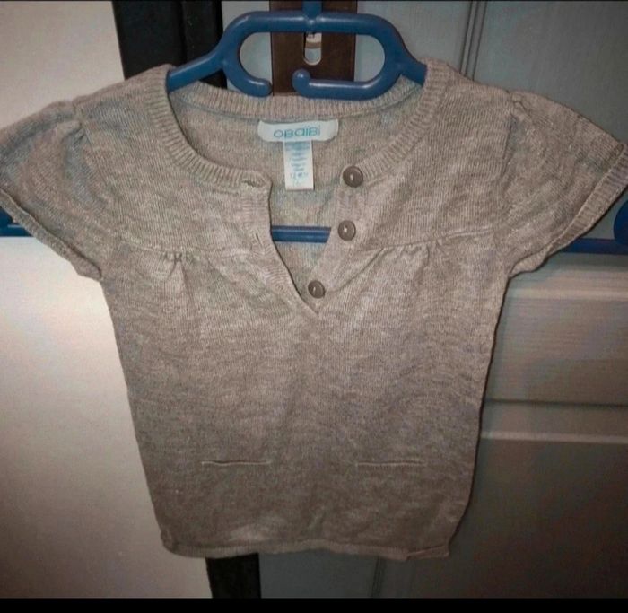 Robe tunique fille obaibi 12 mois
