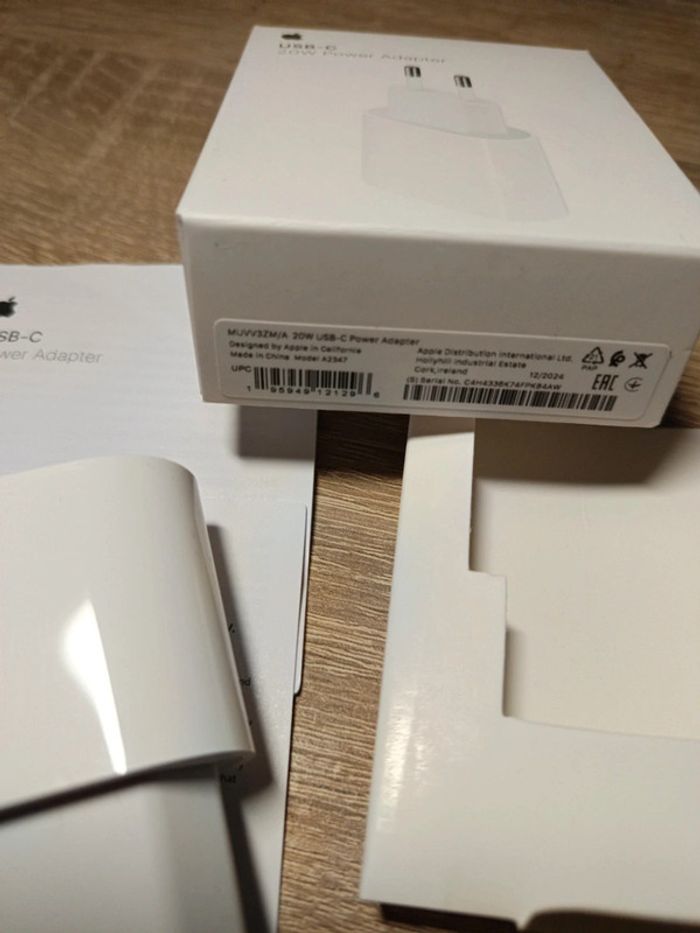Chargeur apple 20w usb c - photo numéro 3