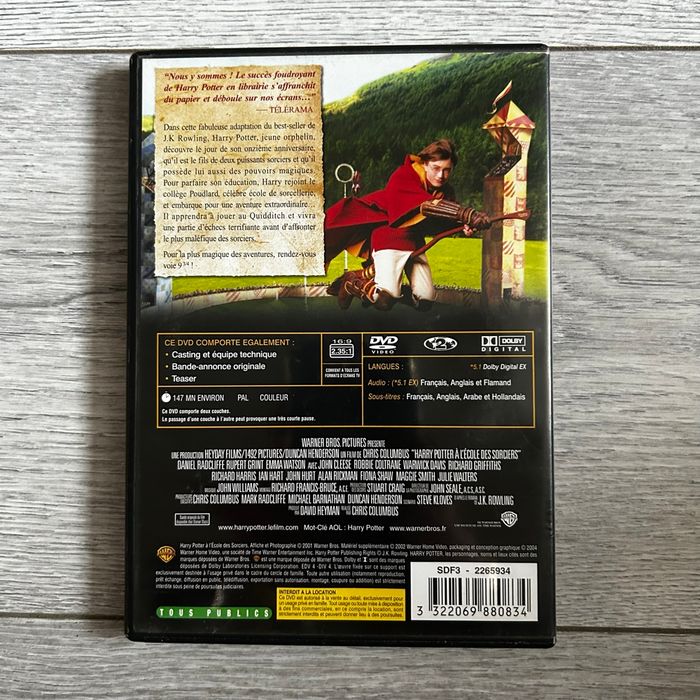 Lots DVD Harry Potter - photo numéro 3
