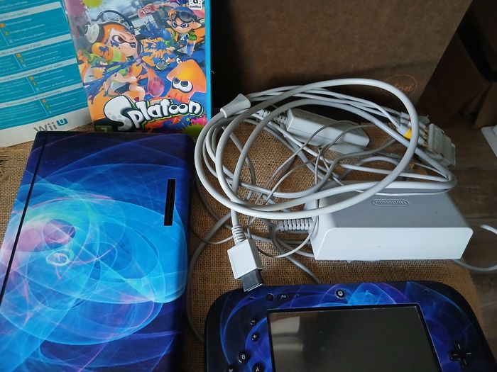 Wii u mario kart 8 inclus +splatoon+gamepad+câbles - photo numéro 2
