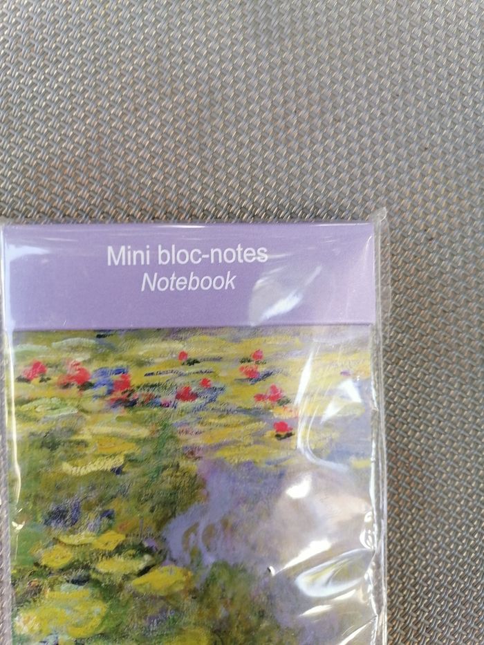 Mini bloc-notes Notebook Claude Monnet /Neuf dans son emballage - photo numéro 2
