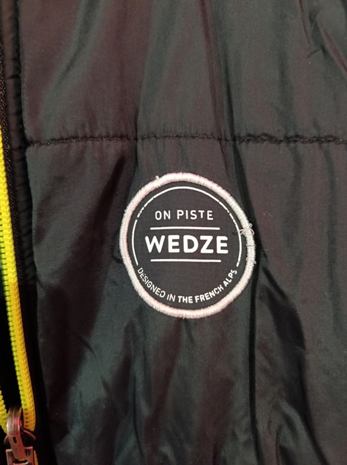 Doudoune réversible noir et verte wedze taille 14 ans - photo numéro 8