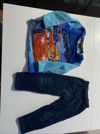 Ensemble pyjama bleu cars Disney taille 3 ans pilou pilou