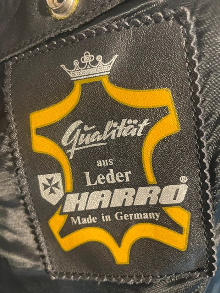 Veste style perfecto Moto vintage Harro - photo numéro 18