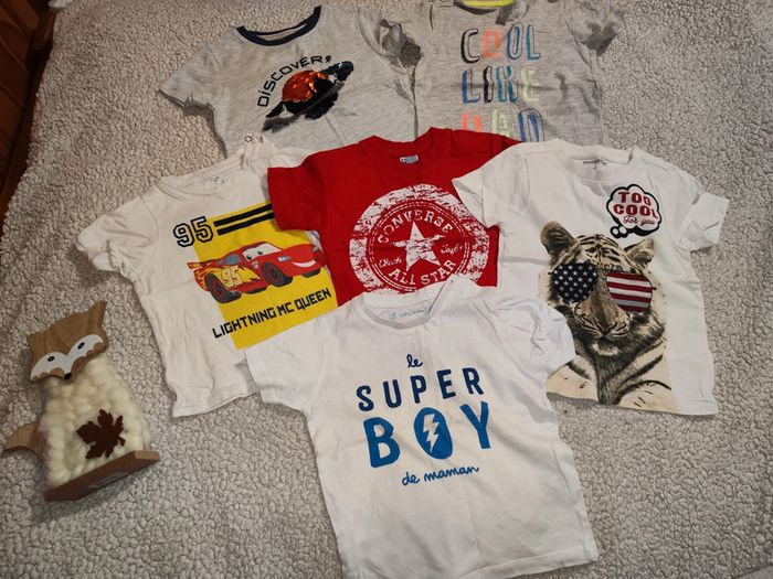 Lot de 6 tee shirt 2 ans - photo numéro 2