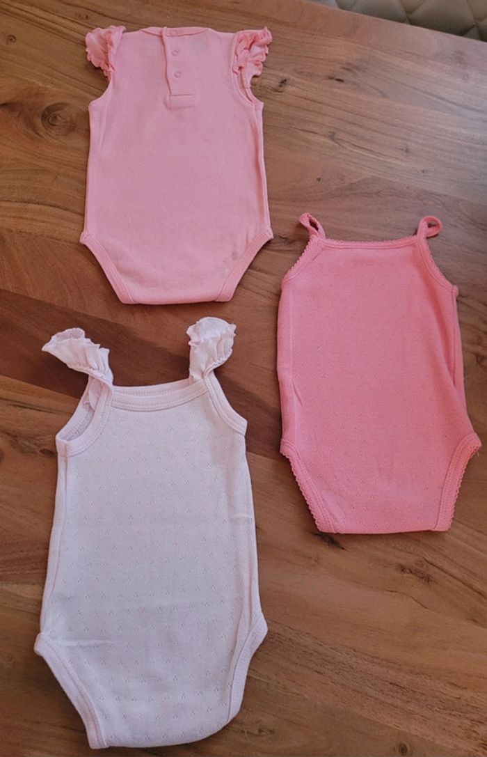 Lot de 3 bodies fille 3-6 mois - photo numéro 3