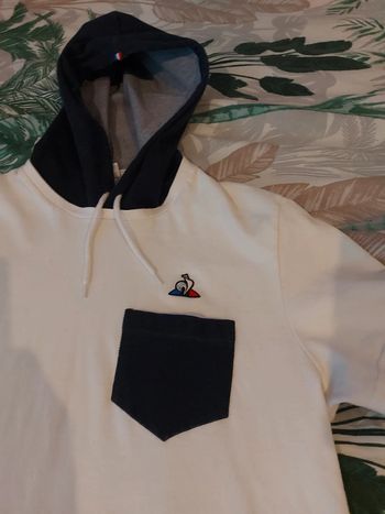 Le coq sportif t-shirt capuche