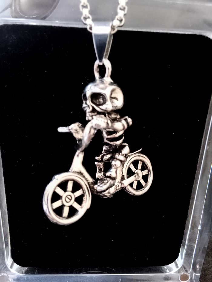 Chaîne + pendentif skull - photo numéro 4