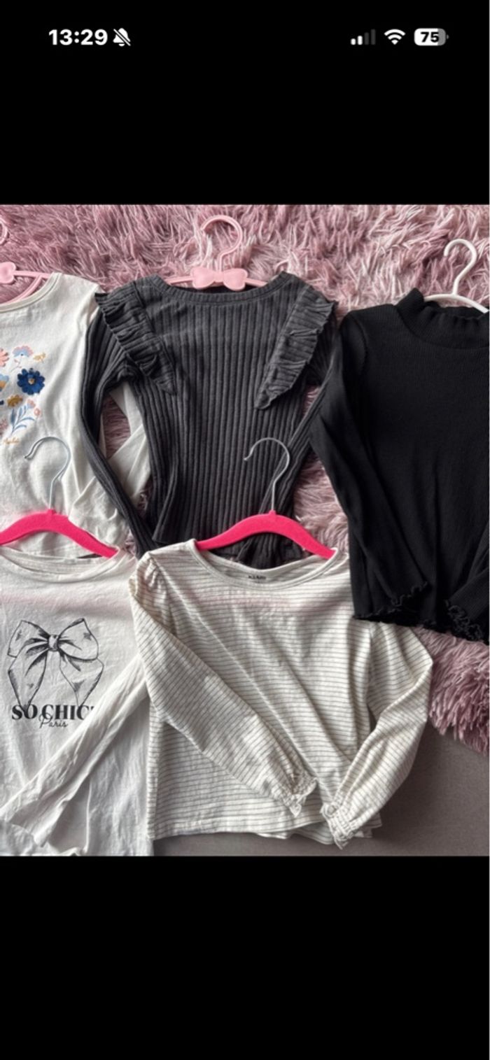 Lot t shirt manche longue - photo numéro 3