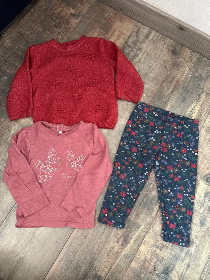Ensemble pull - maillot - leggings