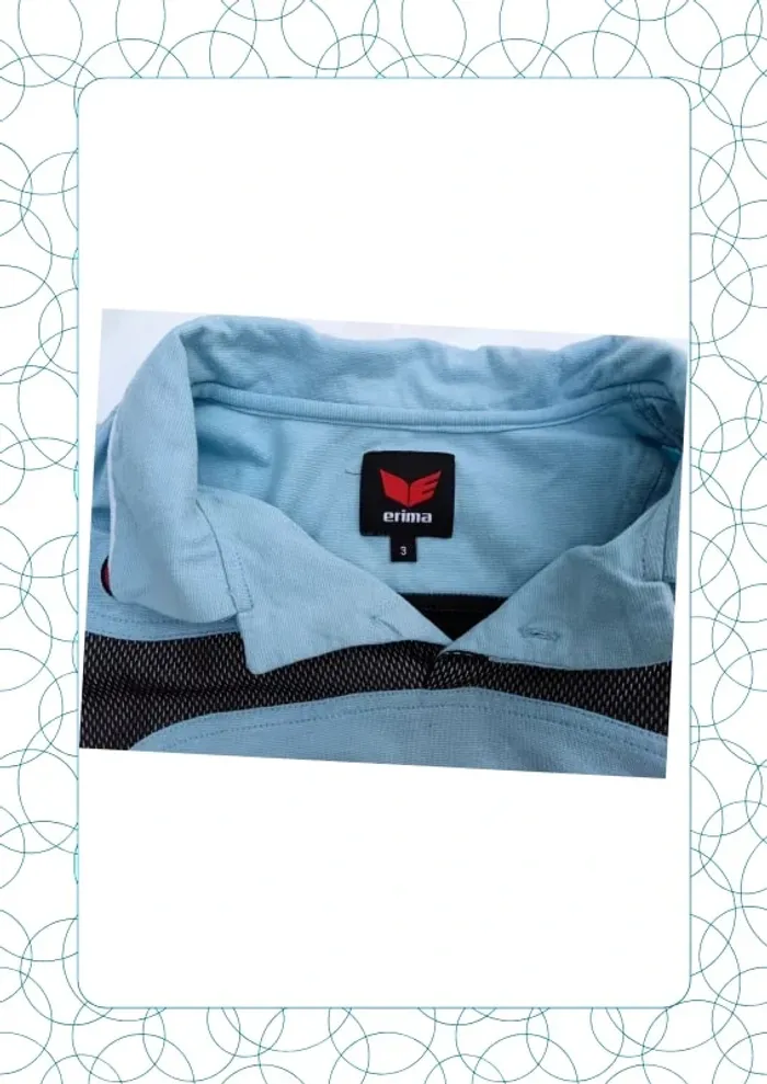 Polo manches courtes XS/14 ans Erima - photo numéro 3