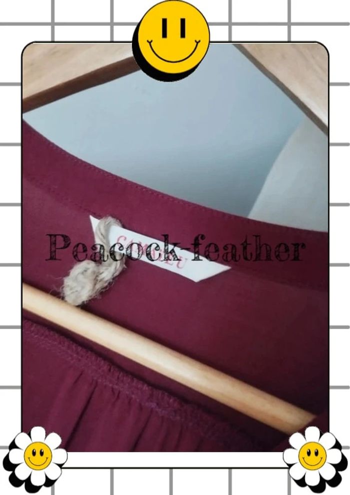 Blouse bordeaux xl camaieu - photo numéro 6