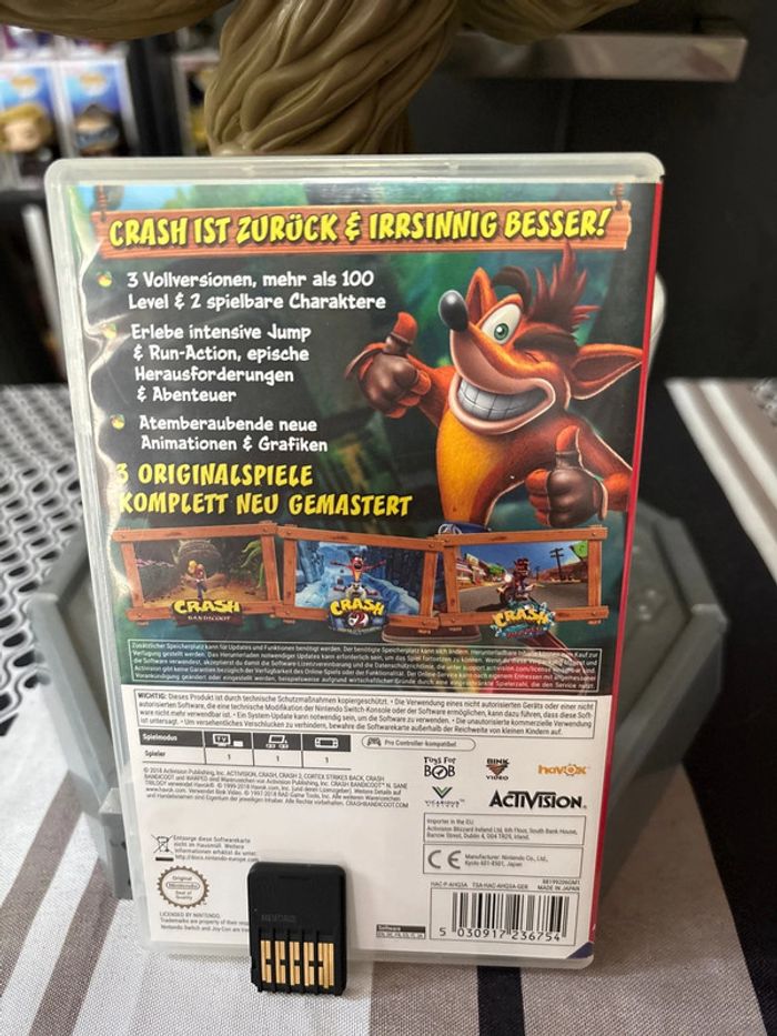 Jeu Nintendo switch crash bandicoot - photo numéro 2