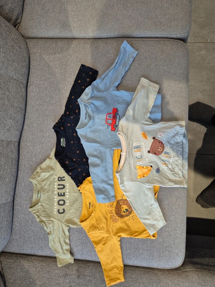 Lot tee shirt manche longue