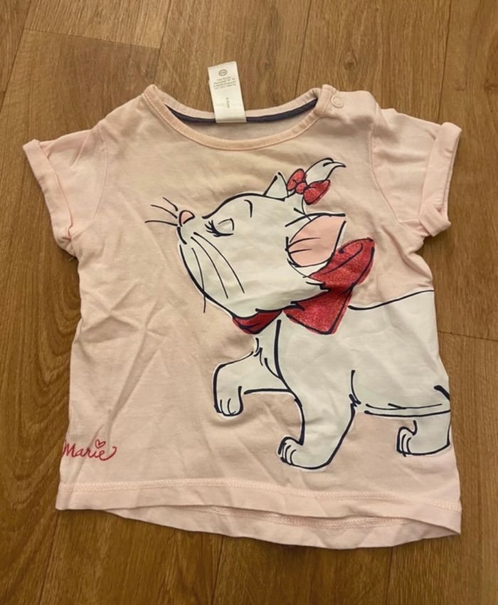 T-shirt Marie disney 6 mois