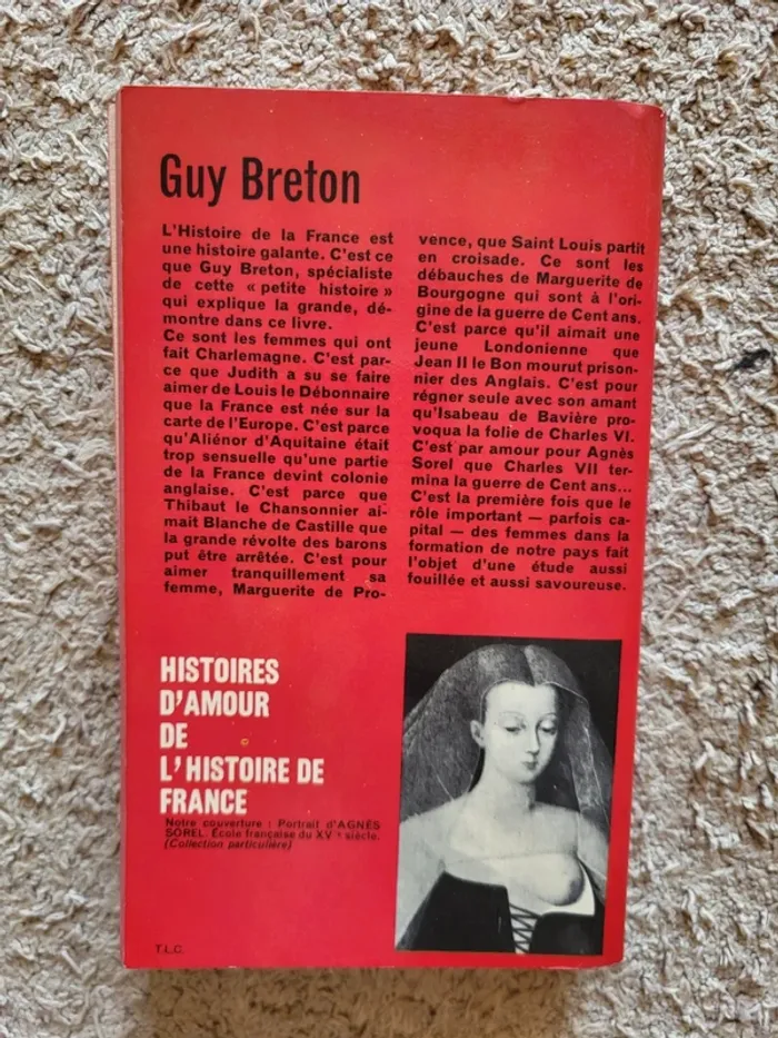 Lot de 5 livres "Histoires d'amour de l'histoire de France" de Guy Breton - 1965 - photo numéro 3