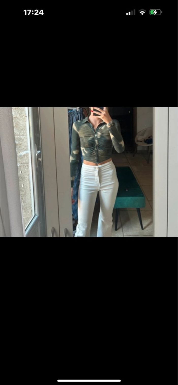 Chemise courte froncé - photo numéro 8