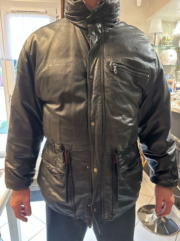 Blouson cuir noir Lothars homme - photo numéro 2