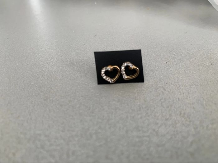 Boucles d’oreilles cœur fantaisie