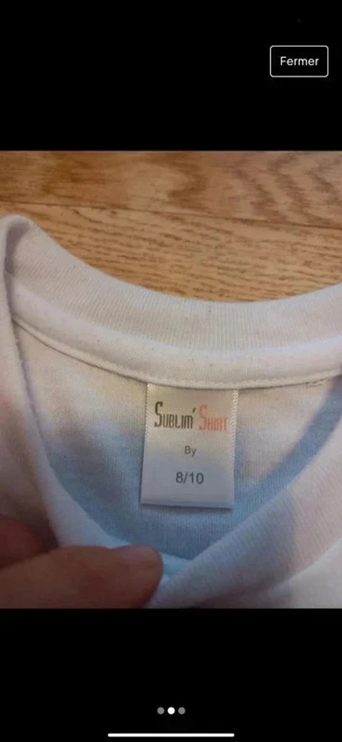 T-shirt vintage Violetta fille 8-10 ans en très bon état - photo numéro 3
