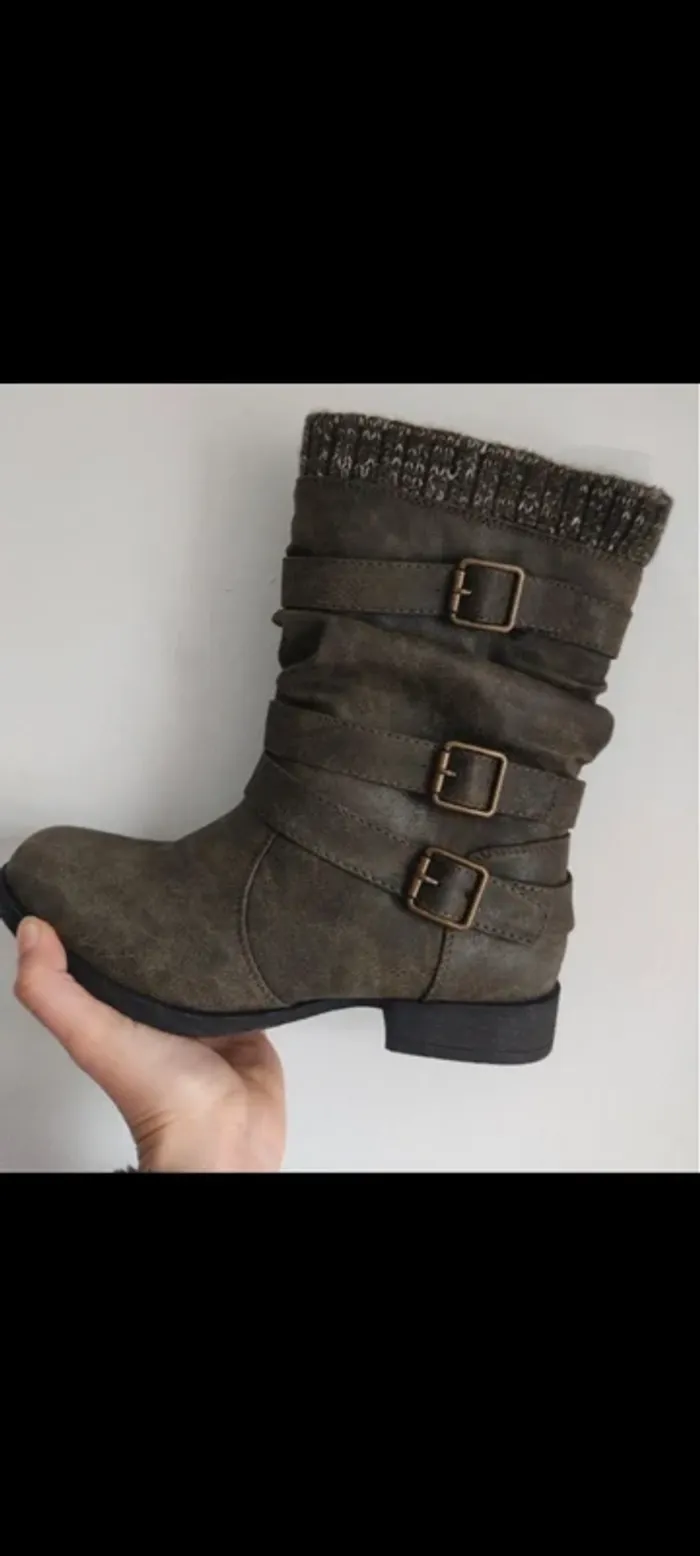 JustFab Bottines militaire taille 36,5 nzuf