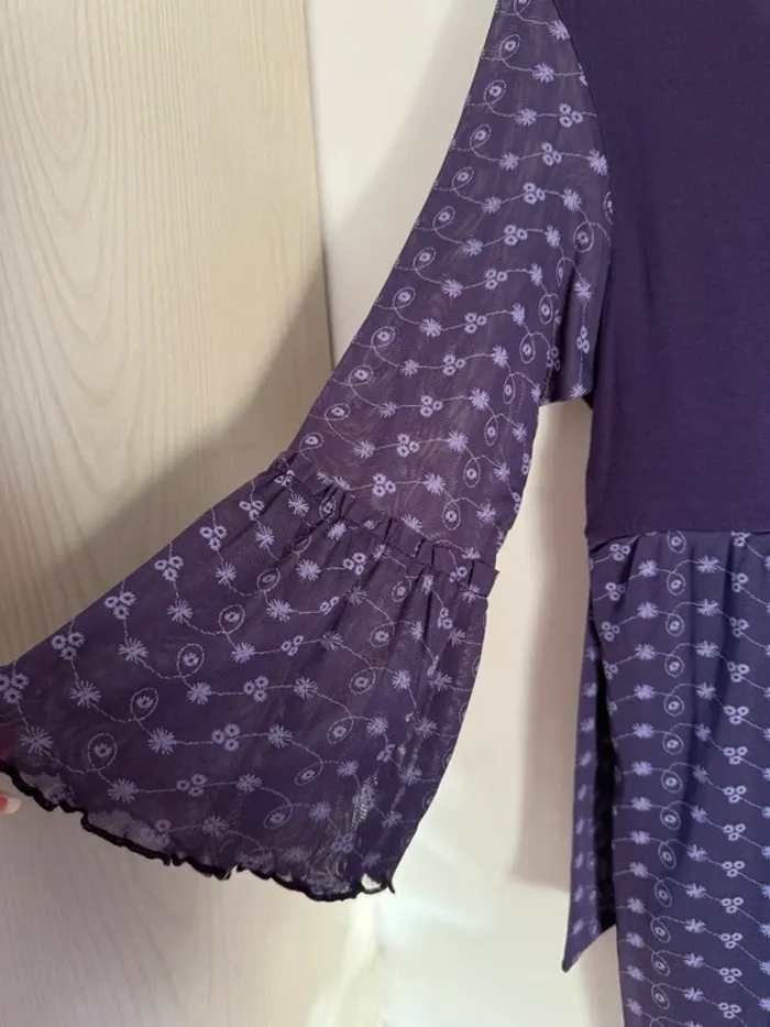 Haut violet manches longues - photo numéro 6