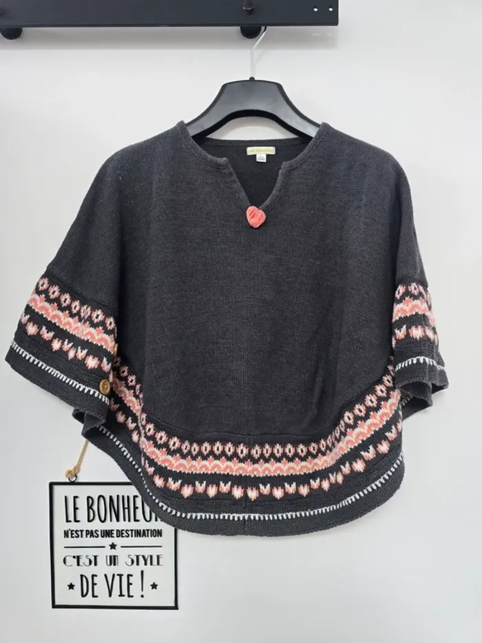 Poncho Verbaudet 12 ans