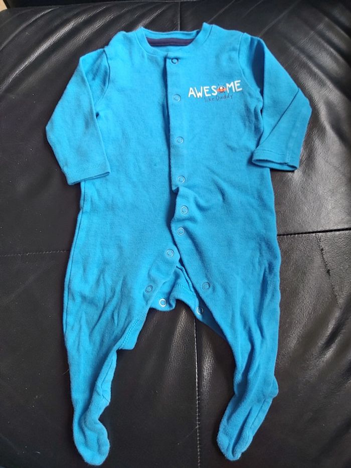 Grenouillère/pyjama coton garçon 6 mois (78)