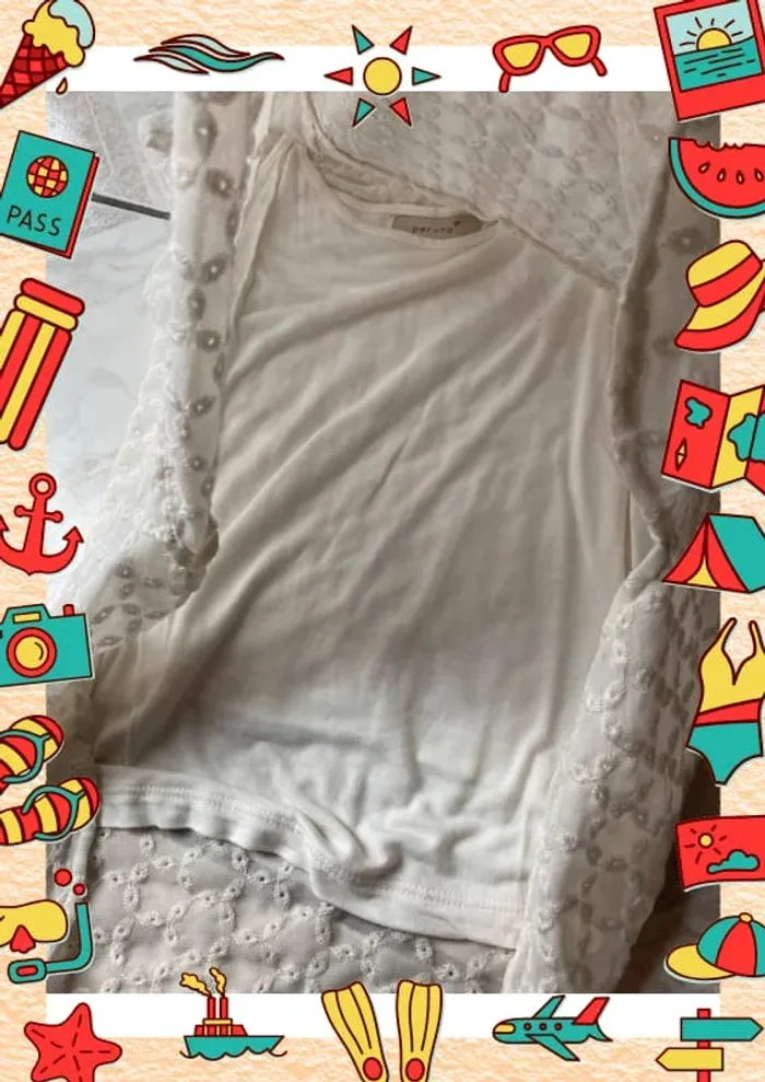 Débardeur t shirt blanc Marks & Spencer per una - photo numéro 4
