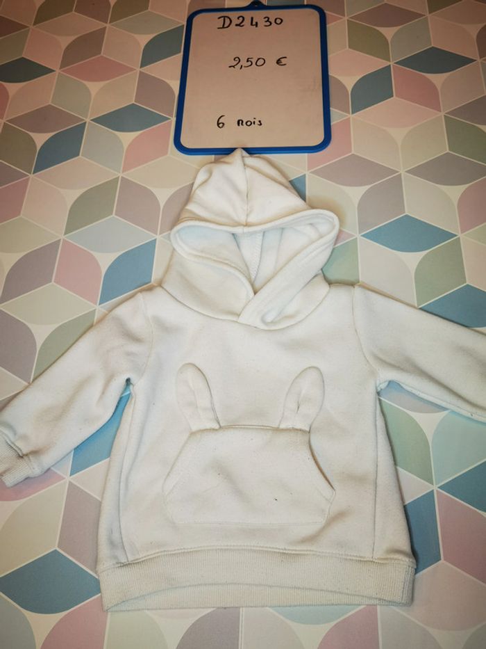 D2430 - sweat garçon 6 mois