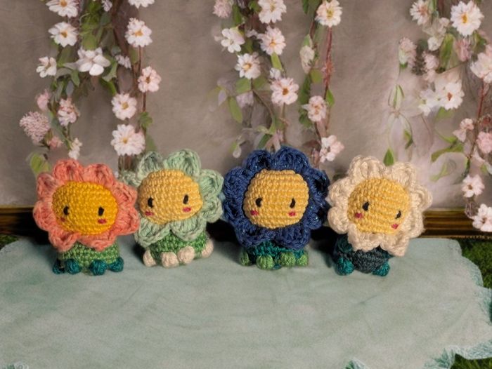 Porte clef petite fleur