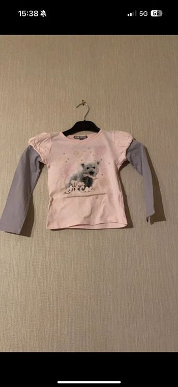 T-shirt rose 5 ans