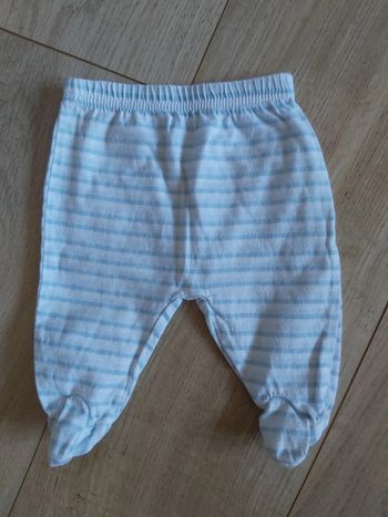 Pantalon avec pieds garçon naissance comme neuf (78)