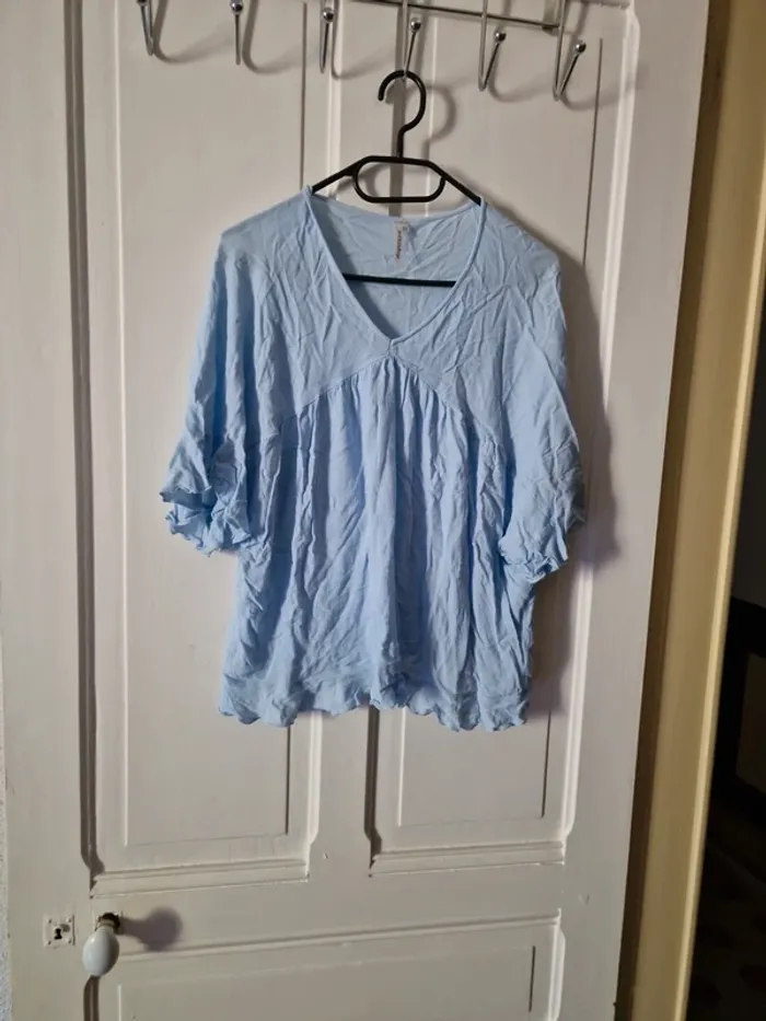 T shirt bleu ciel