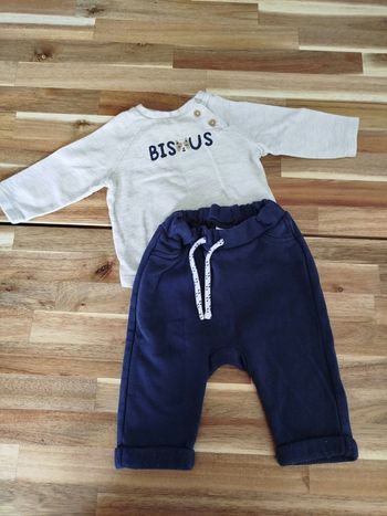 Ensemble tape a l'oeil 6mois