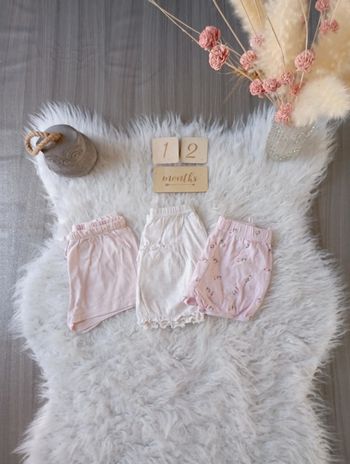 Lot 3 shorts été 12m