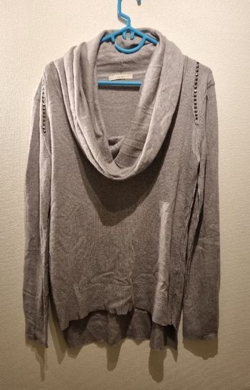 Pull col roulé