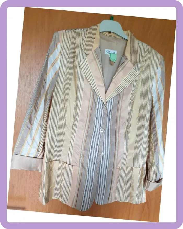 Veste blazer Renard Soie, taille 42