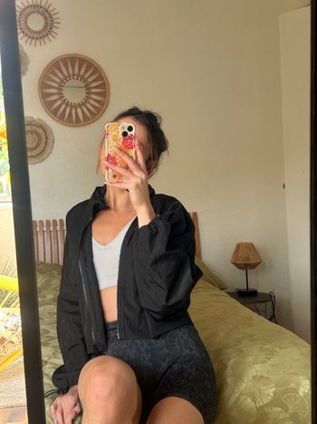 Veste noir Zara capuche intégrée