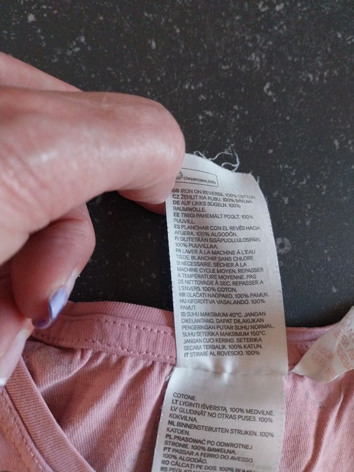 Chemise de nuit licorne h&m 8/10 ans - photo numéro 3