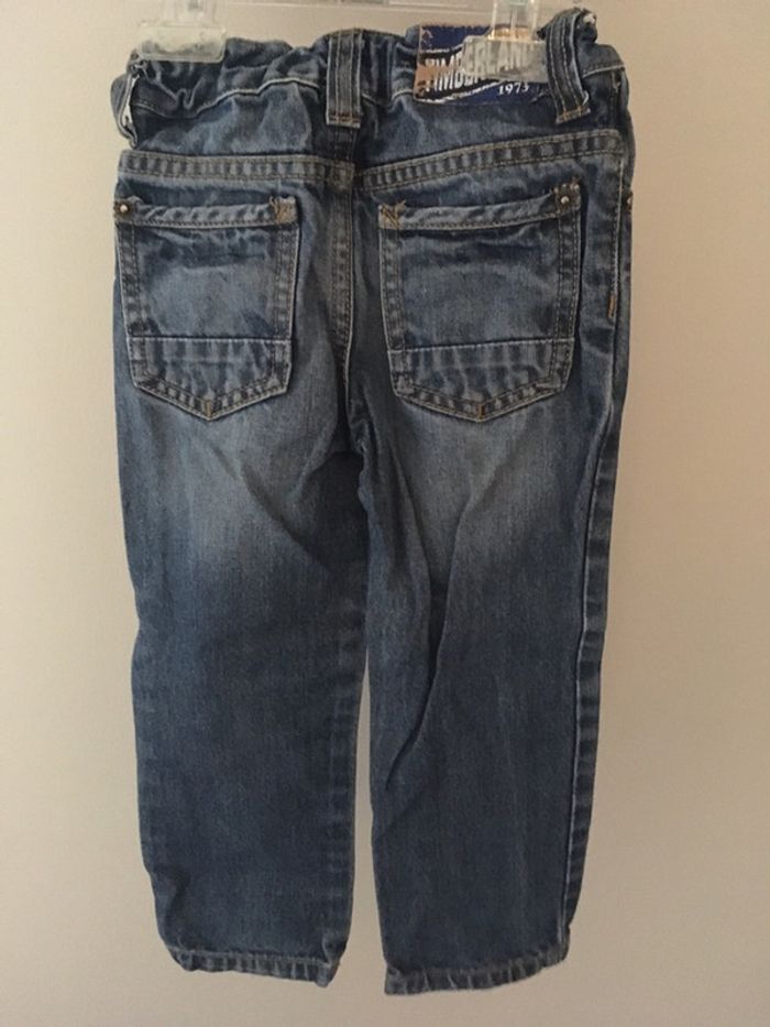 Jeans Timberland bleu - 3 ans - photo numéro 2